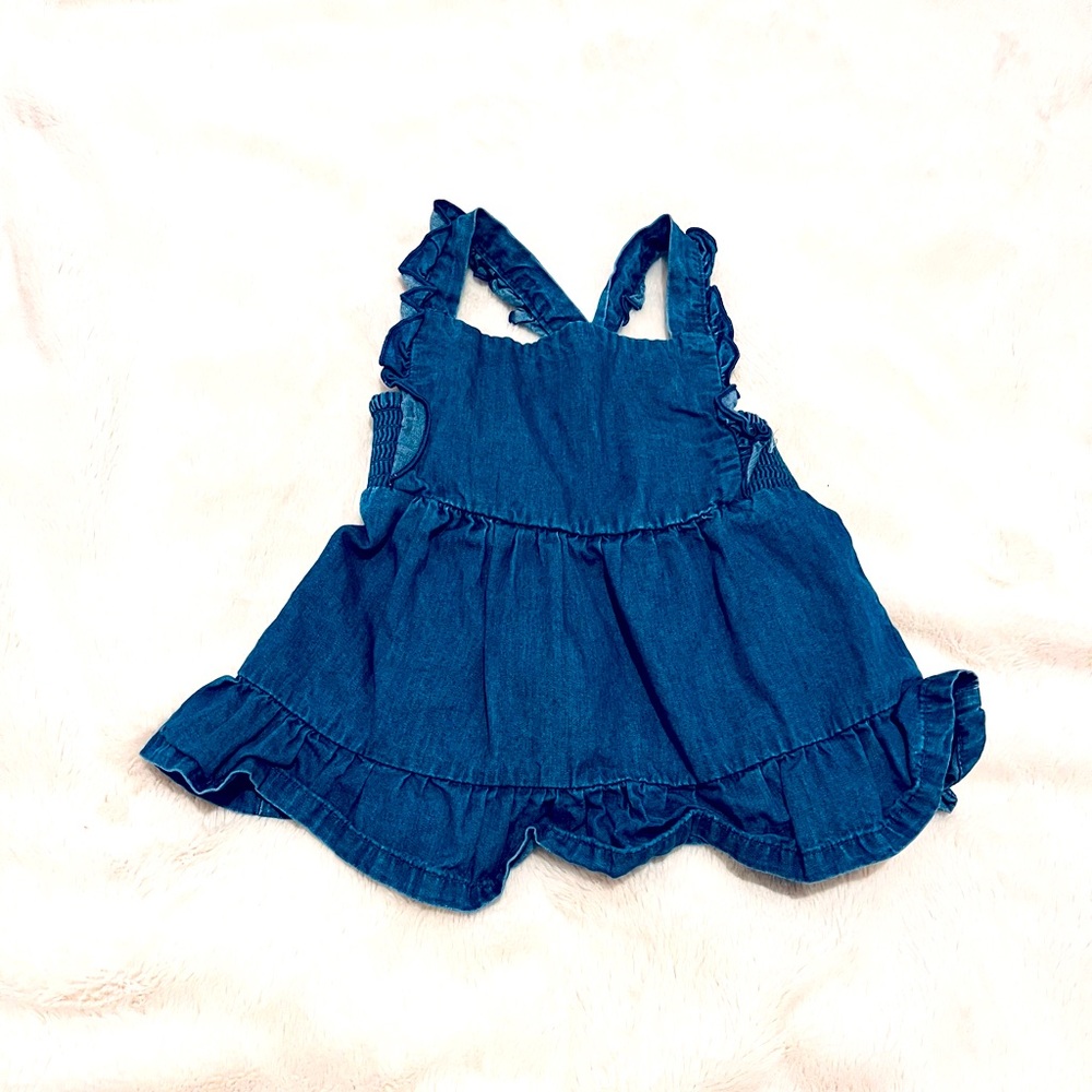 Cat & Jack denim baby girl shirt